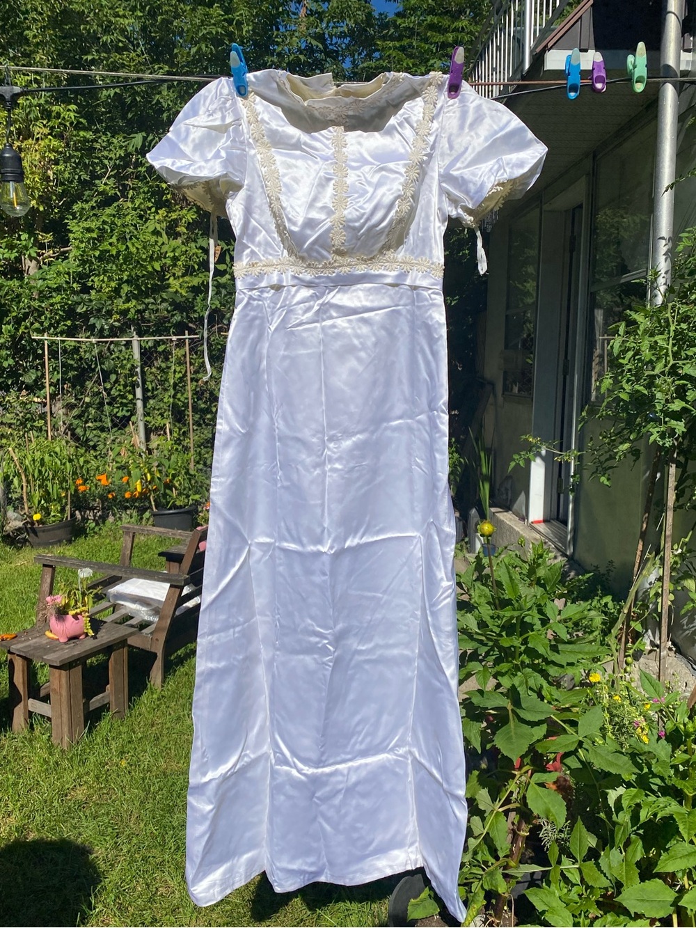 Vintage confirmation gown